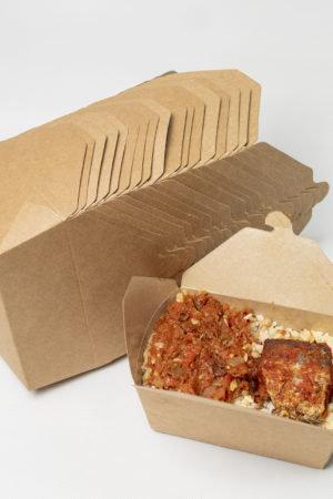 Medium Lunch Box (KRAFT) 280GSM - 100pcs